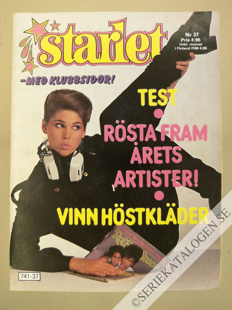 Framsida på Starlet #37 (1984)