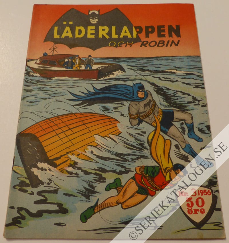 Framsida på Läderlappen och Robin #3 (1956)