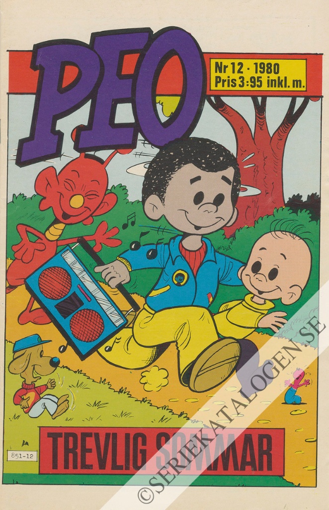 Framsida på Peo #12 (1980)