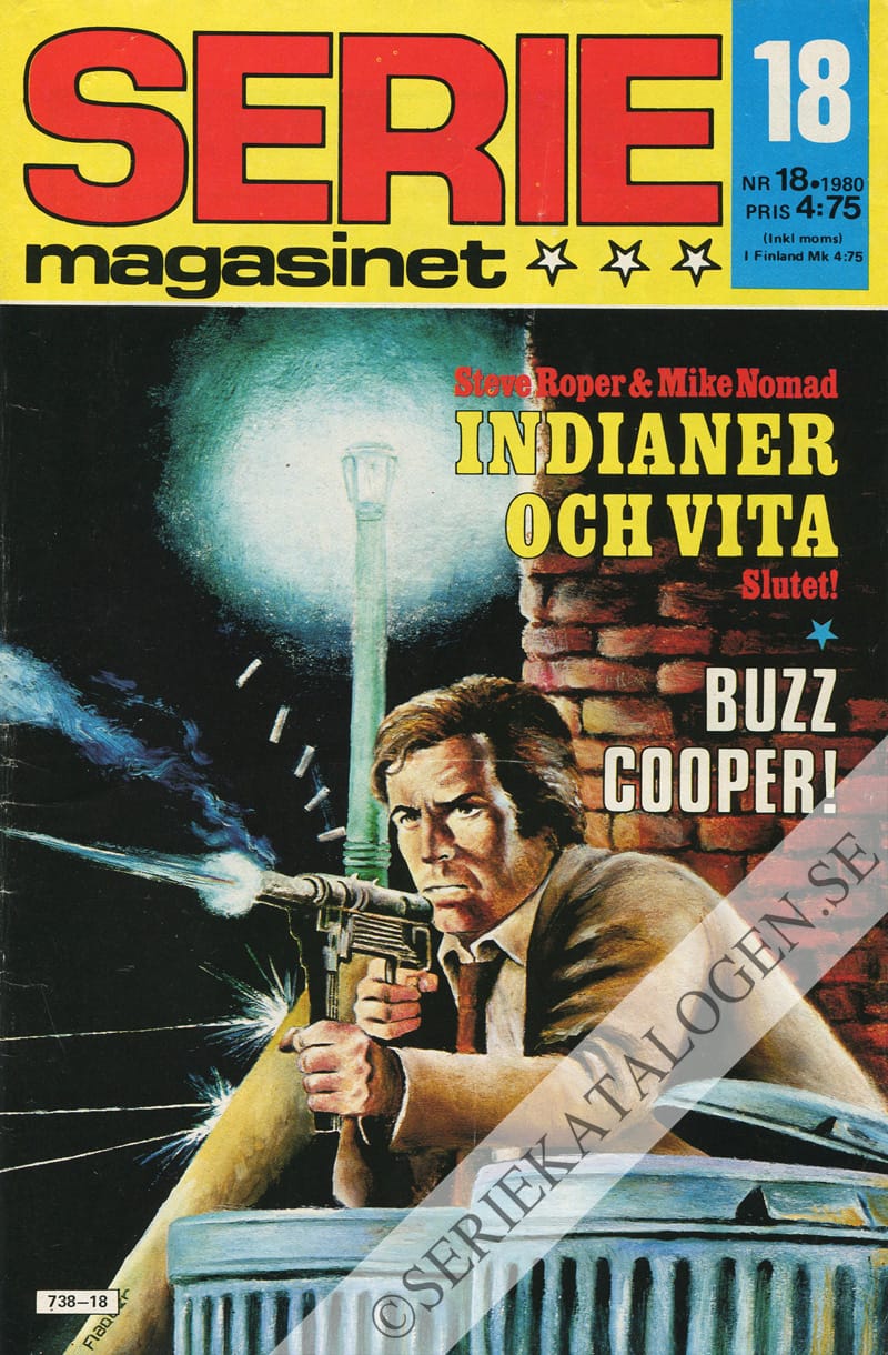 Framsida på Seriemagasinet #18 (1980)