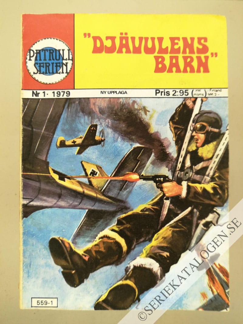 Framsida på Patrullserien "Djävulens barn" (1979)