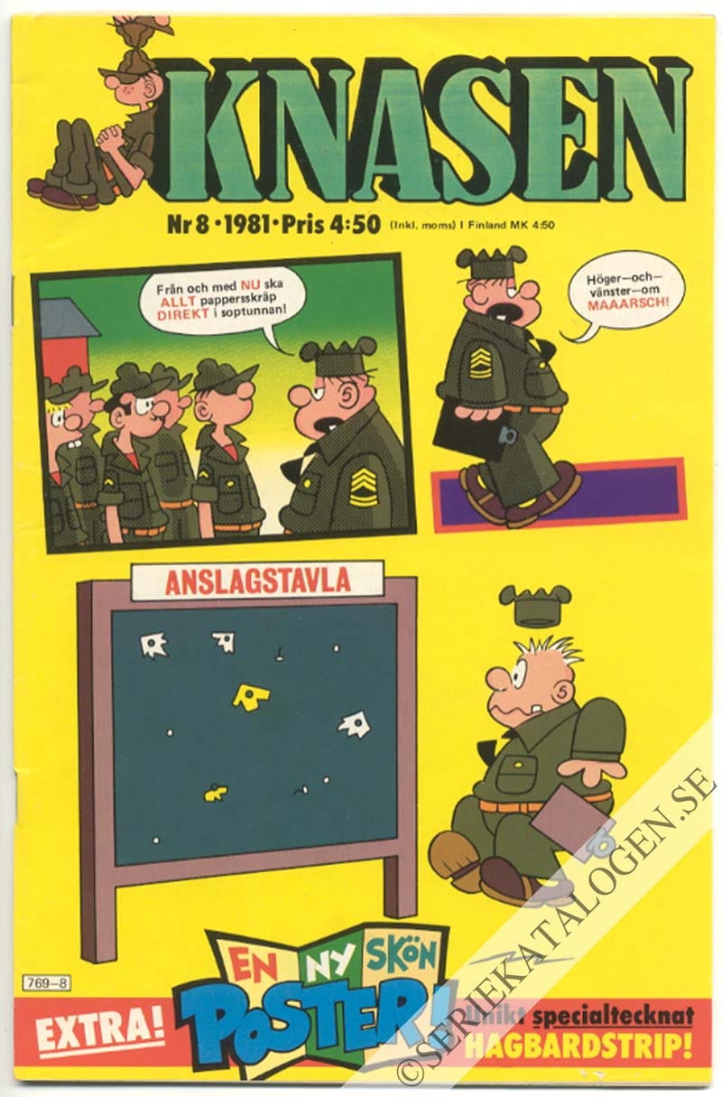 Framsida på Knasen #8 (1981)
