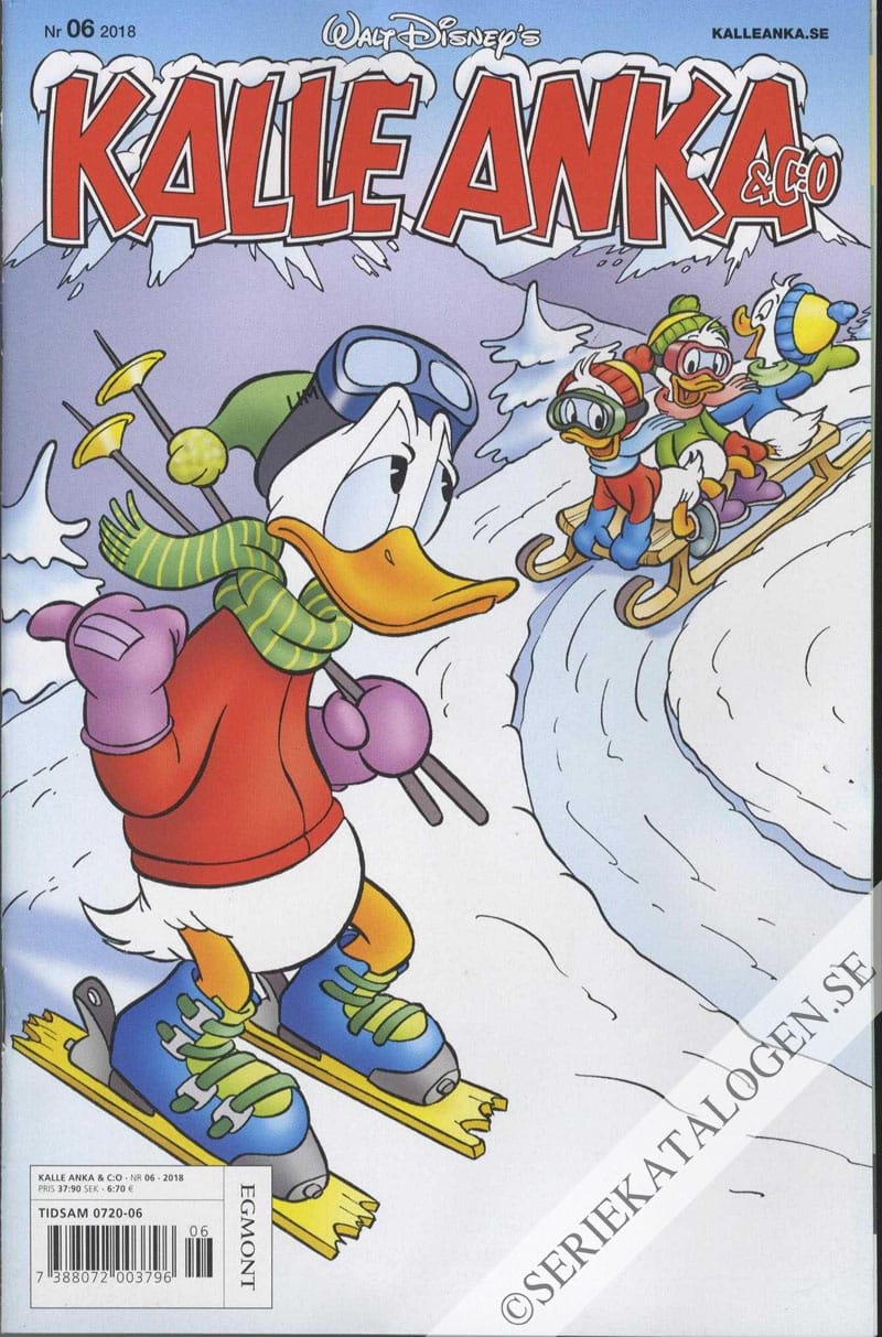Framsida på Kalle Anka & C:o #6 (2018)