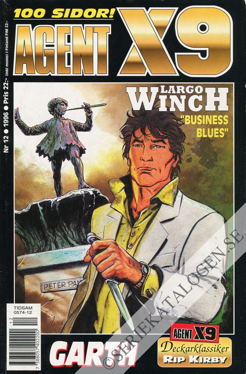Framsida på Agent X9 #12 (1996)