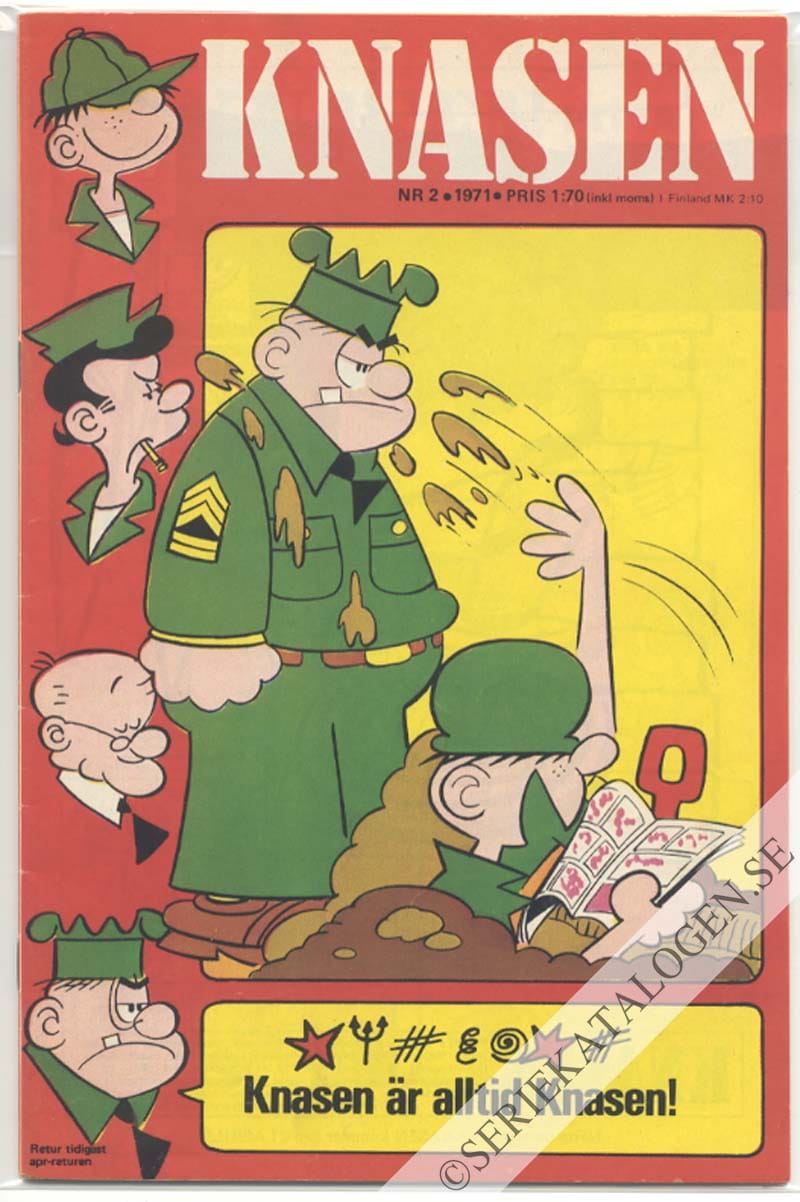 Framsida på Knasen #2 (1971)