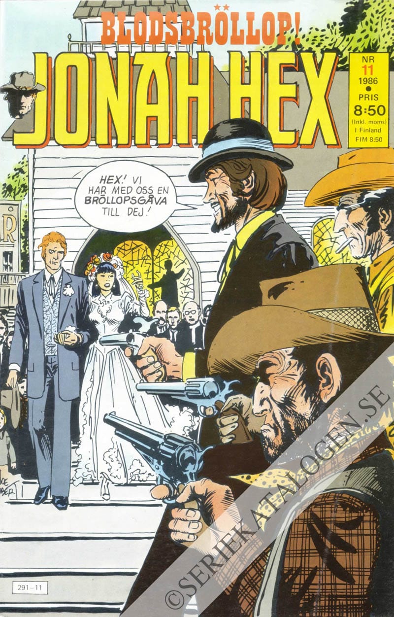 Framsida på Jonah Hex #11 (1986)