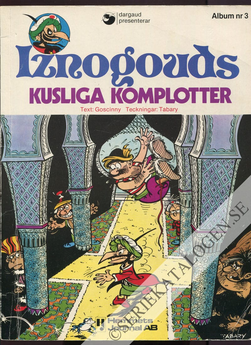 Framsida på Iznogoud Iznogouds kusliga komplotter (1978)