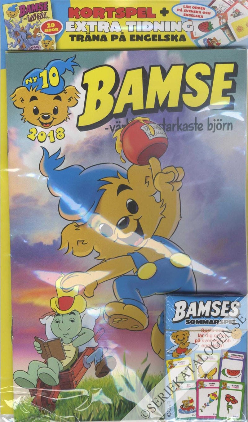 Framsida på Bamse #10 (2018)