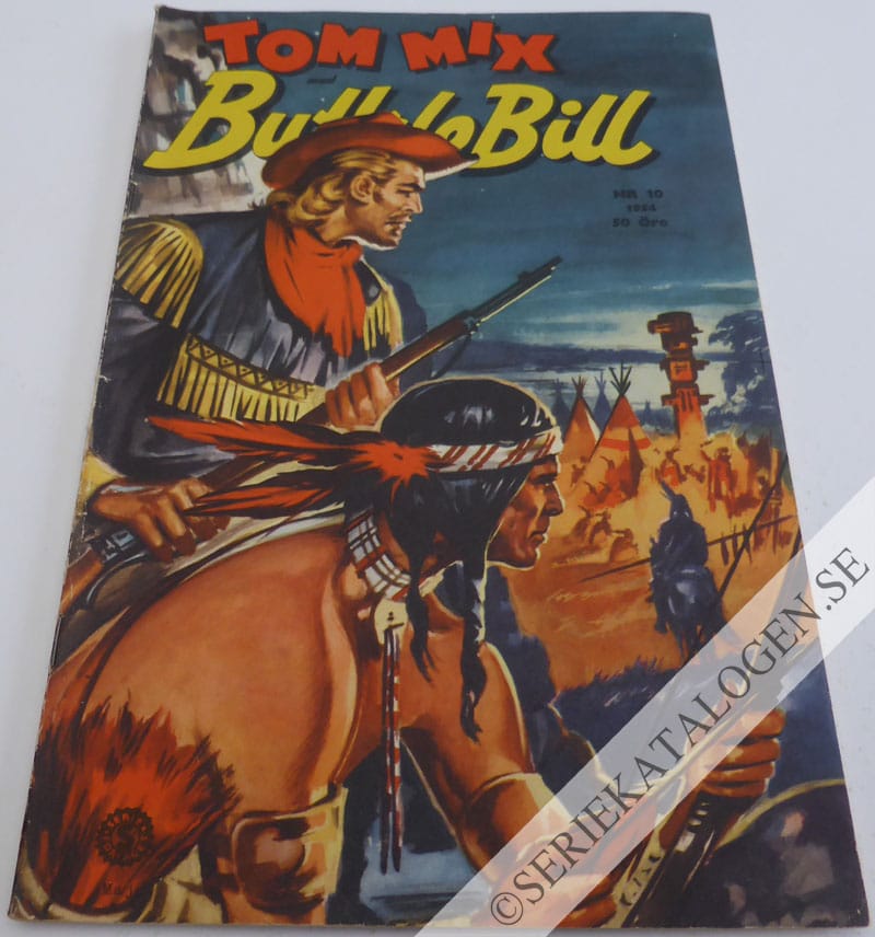 Framsida på Tom Mix #10 (1954)