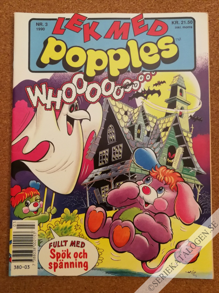 Framsida på Lek med Popples #3 (1990)
