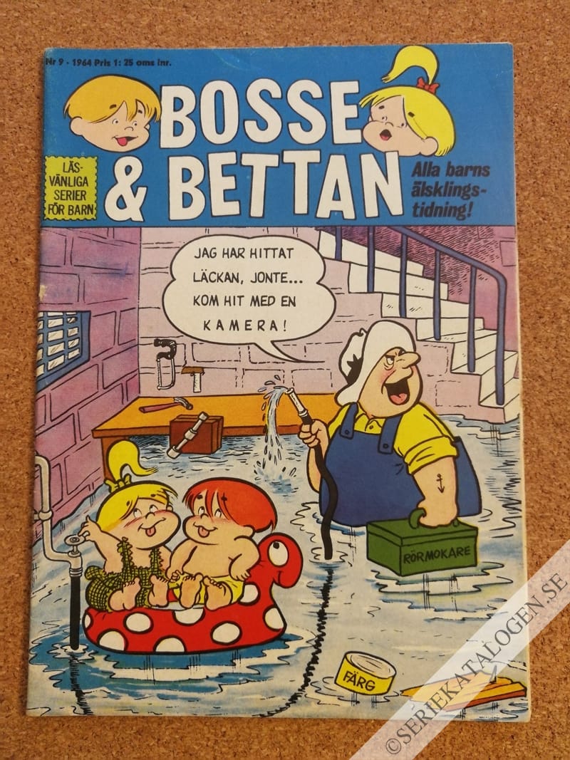 Framsida på Bosse och Bettan #9 (1964)
