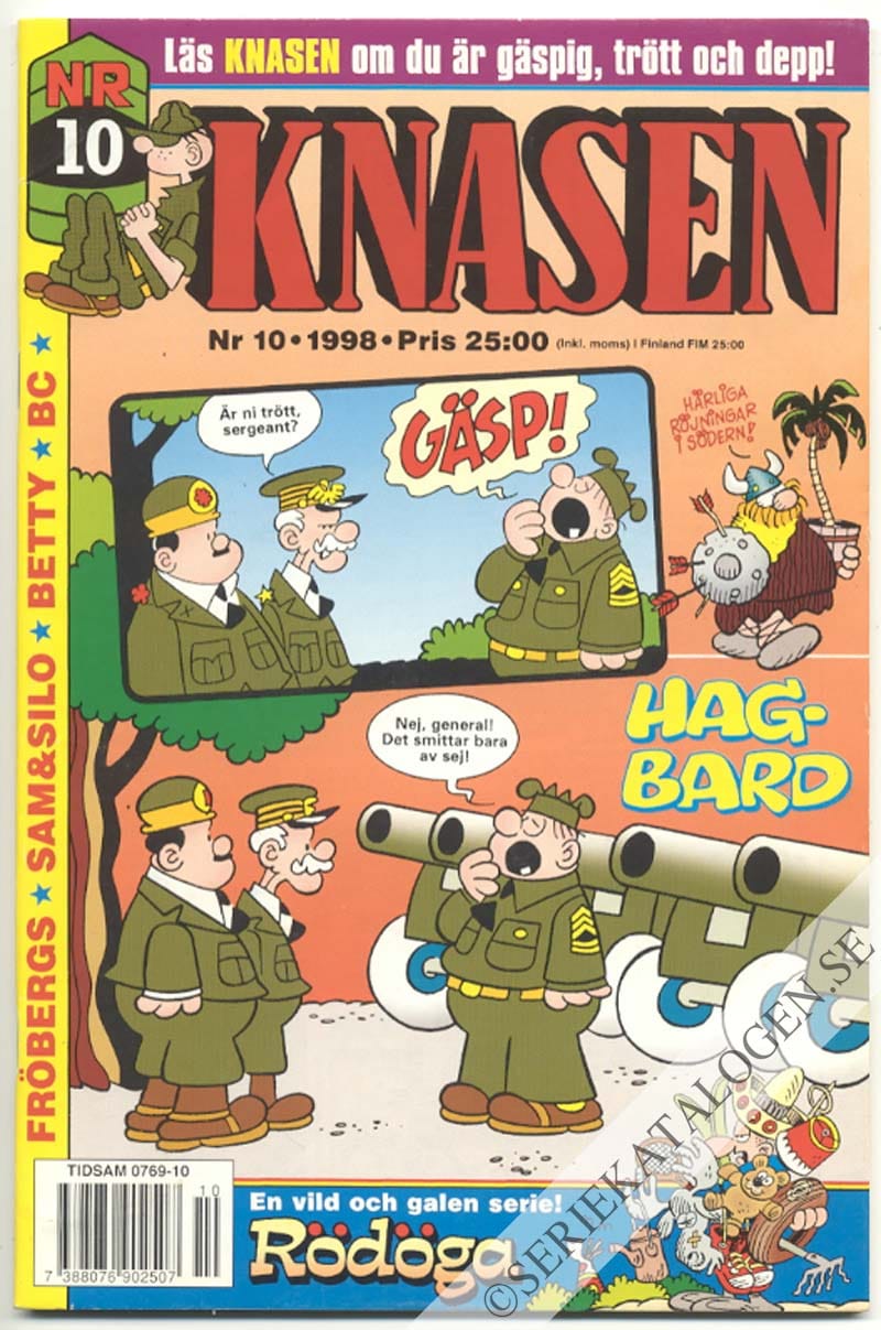 Framsida på Knasen #10 (1998)