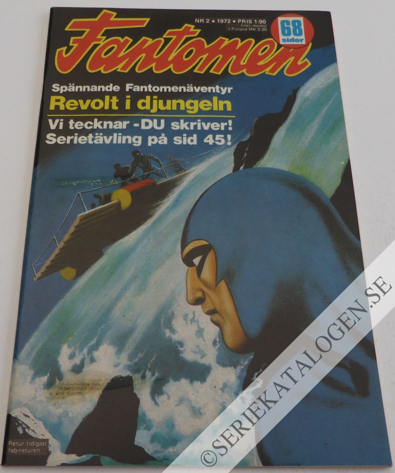 Framsida på Fantomen #2 (1972)