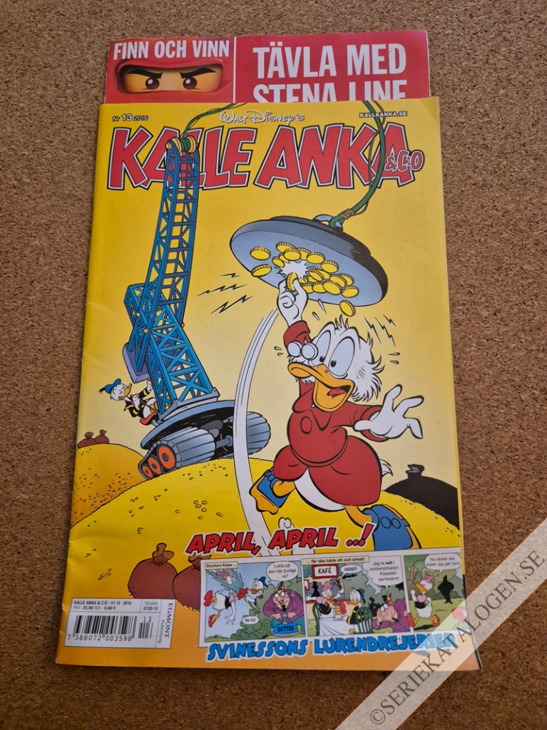 Framsida på Kalle Anka & C:o #13 (2016)