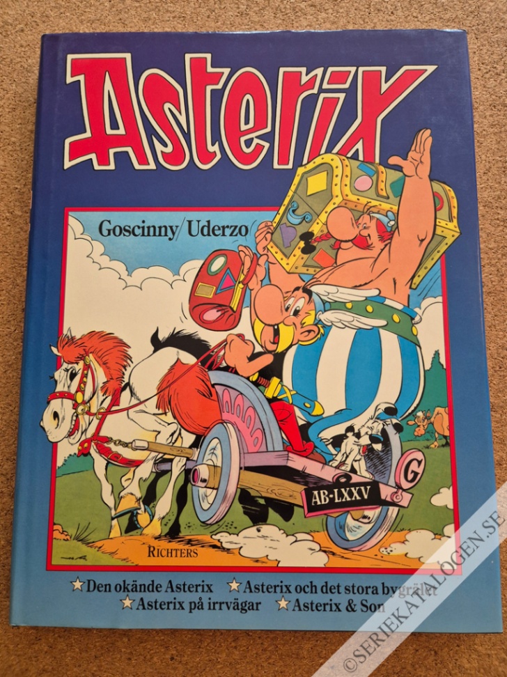 Framsida på Asterix #6 (1987)