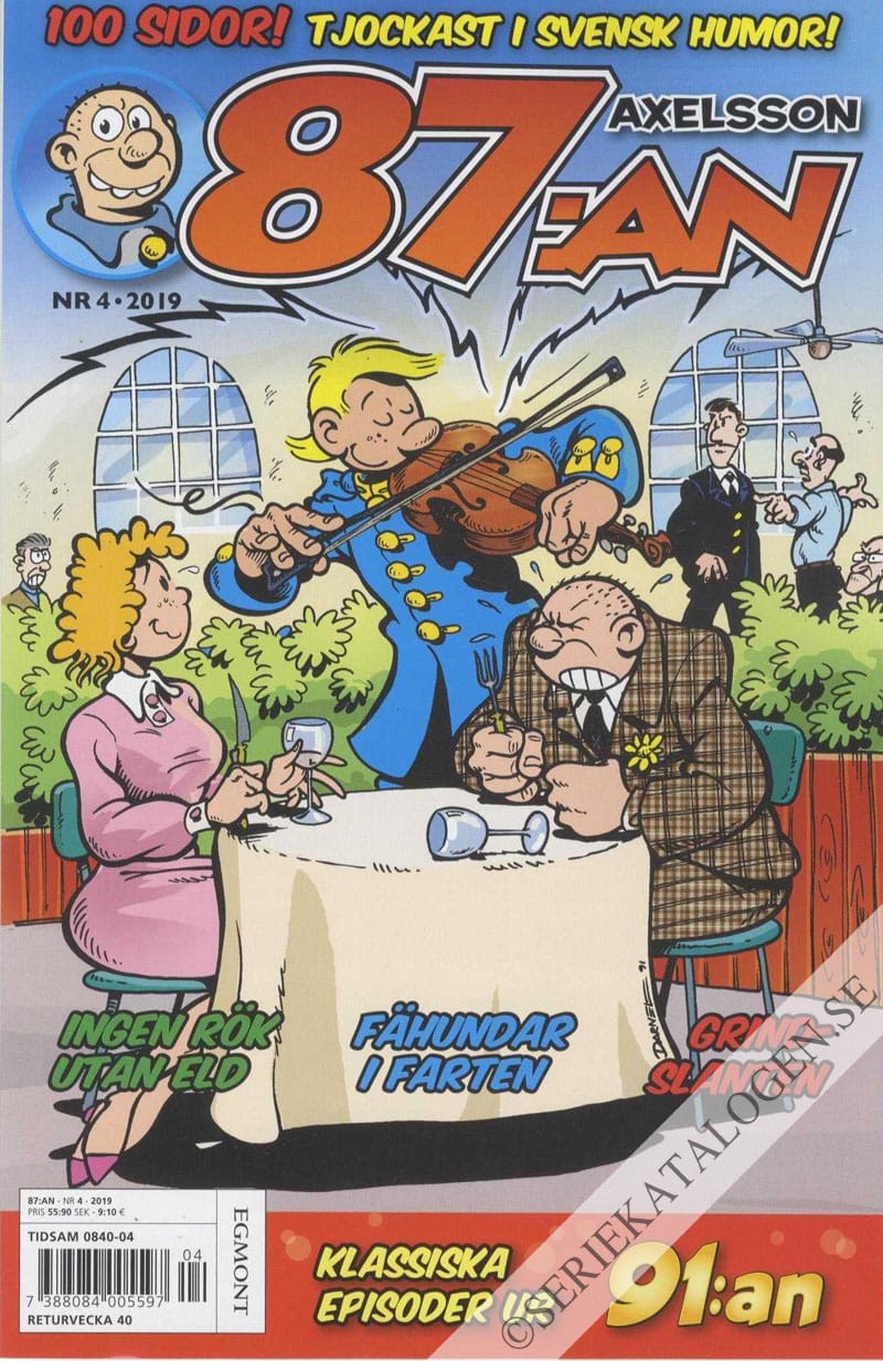 Framsida på 87:an Axelsson #4 (2019)