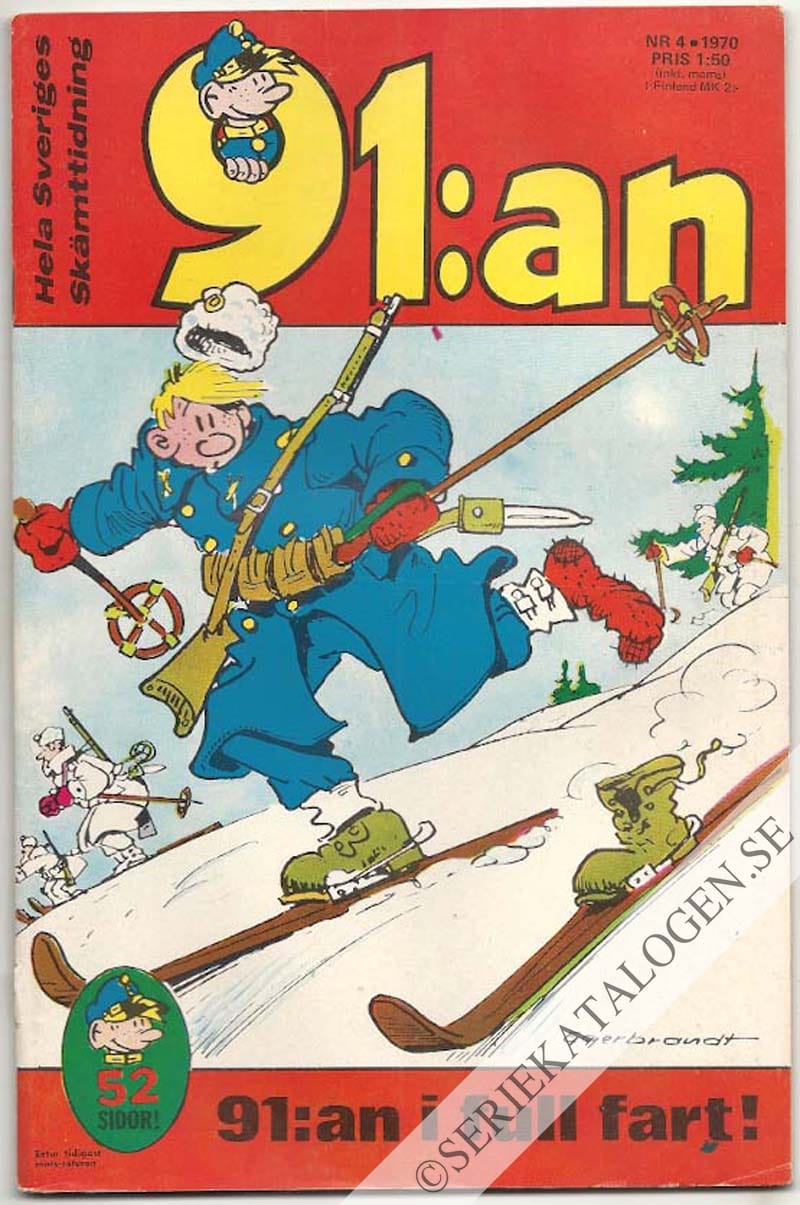 Framsida på 91:an #4 (1970)