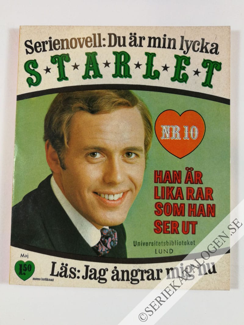 Framsida på Starlet #10 (1969)