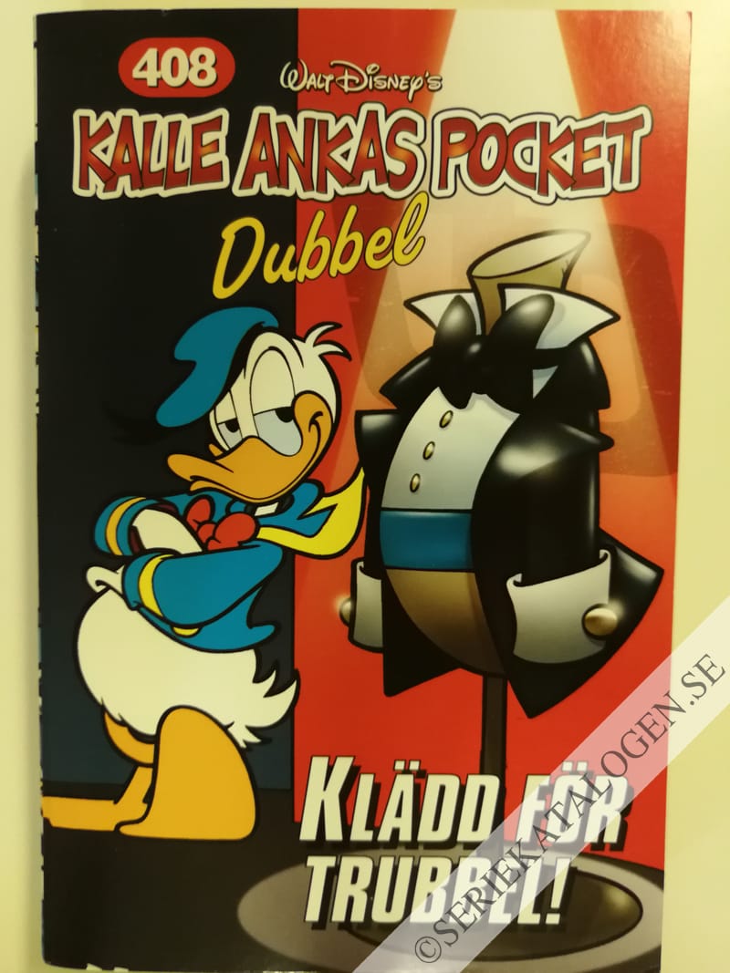 Framsida på Kalle Ankas pocket #408 - Klädd för trubbel! (2012)