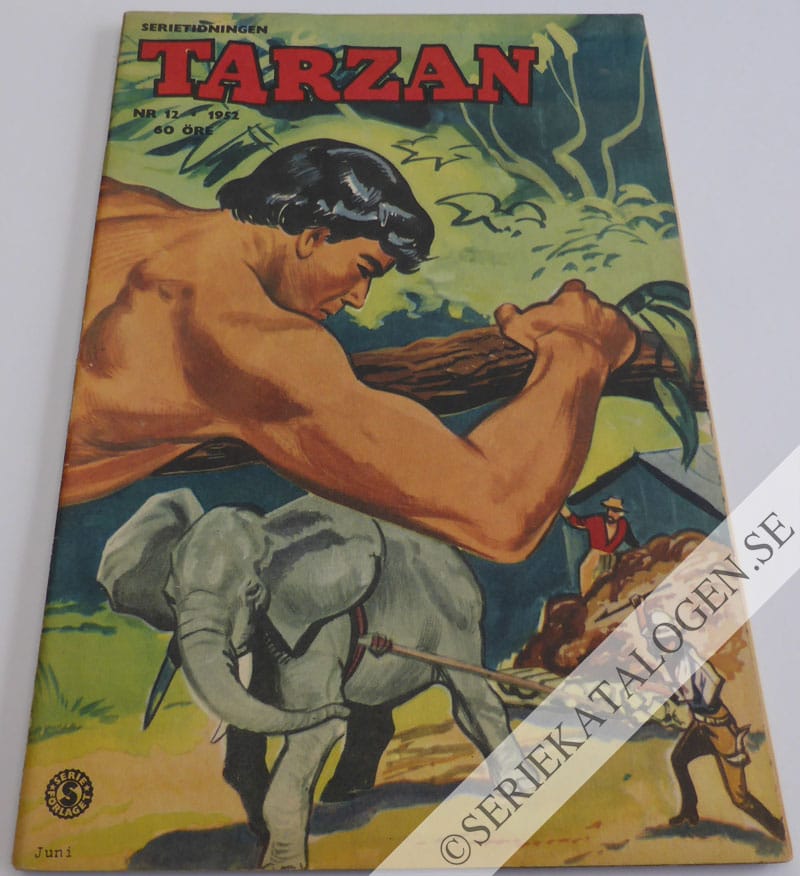 Framsida på Tarzan #12 (1952)