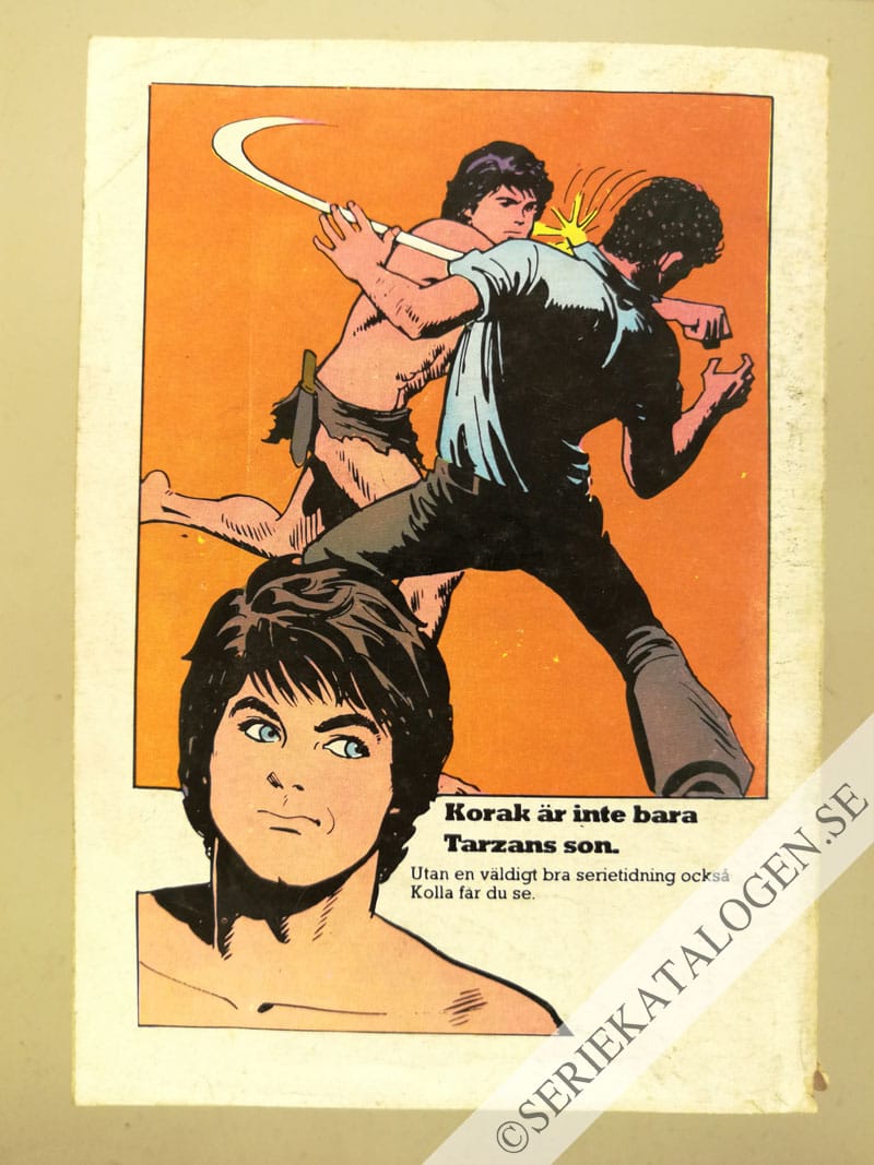 Baksida på Djungelräven (1987)