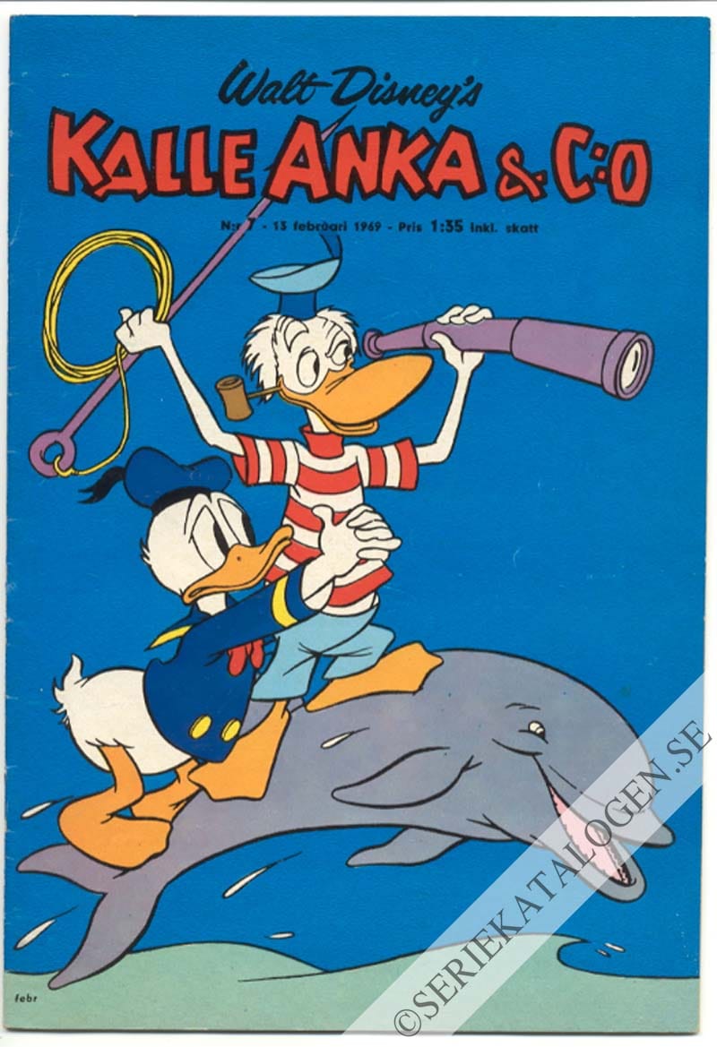 Framsida på Kalle Anka & C:o #7 (1969)