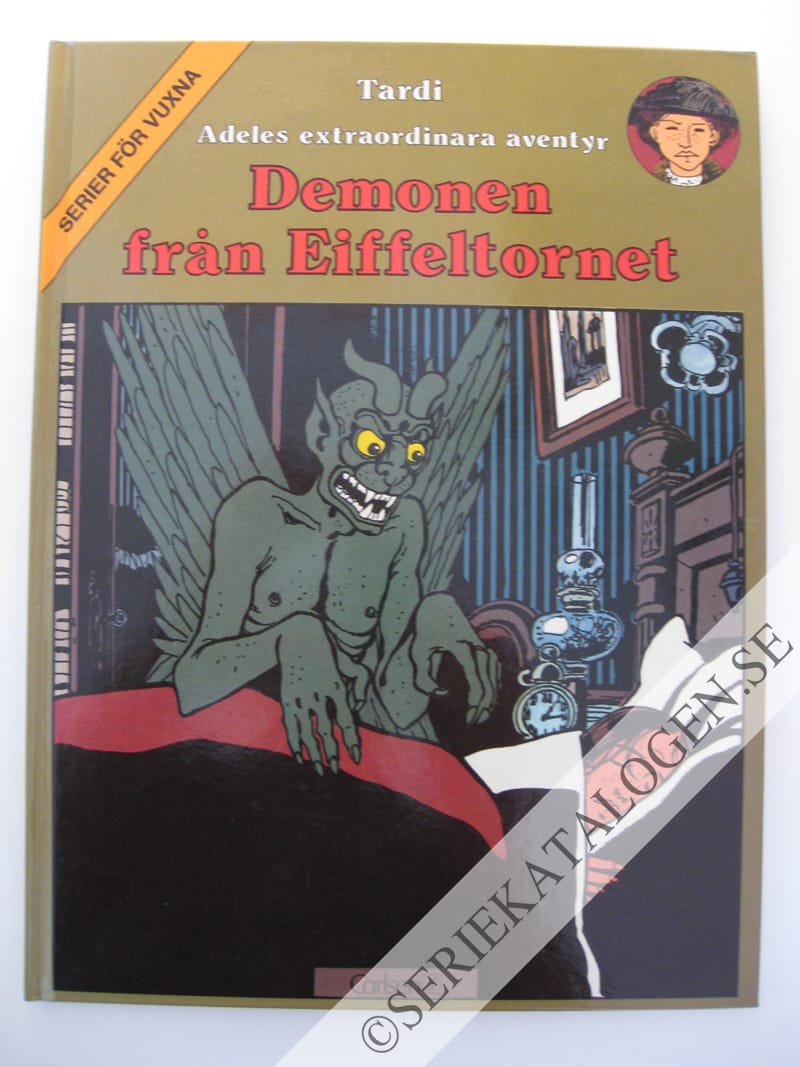 Framsida på Adeles extraordinära äventyr Demonen från Eiffeltornet (1979)