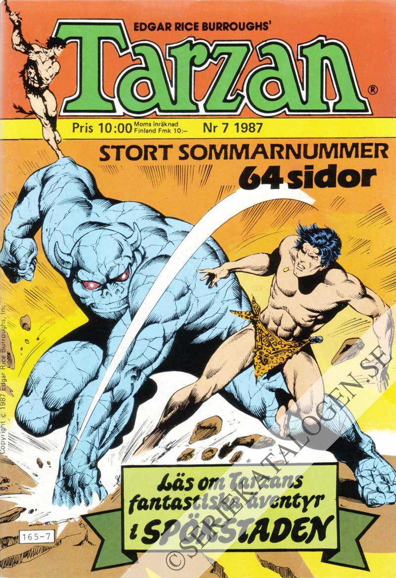 Framsida på Tarzan #7 (1987)