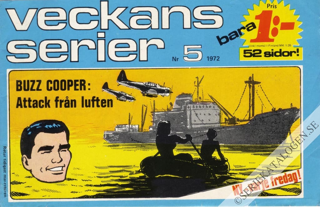 Framsida på Veckans serier #5 (1972)