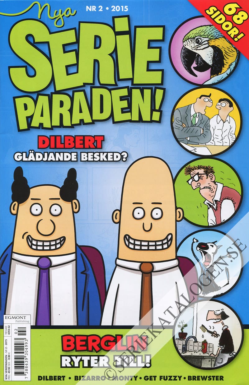 Framsida på Nya Serieparaden #2 (2015)