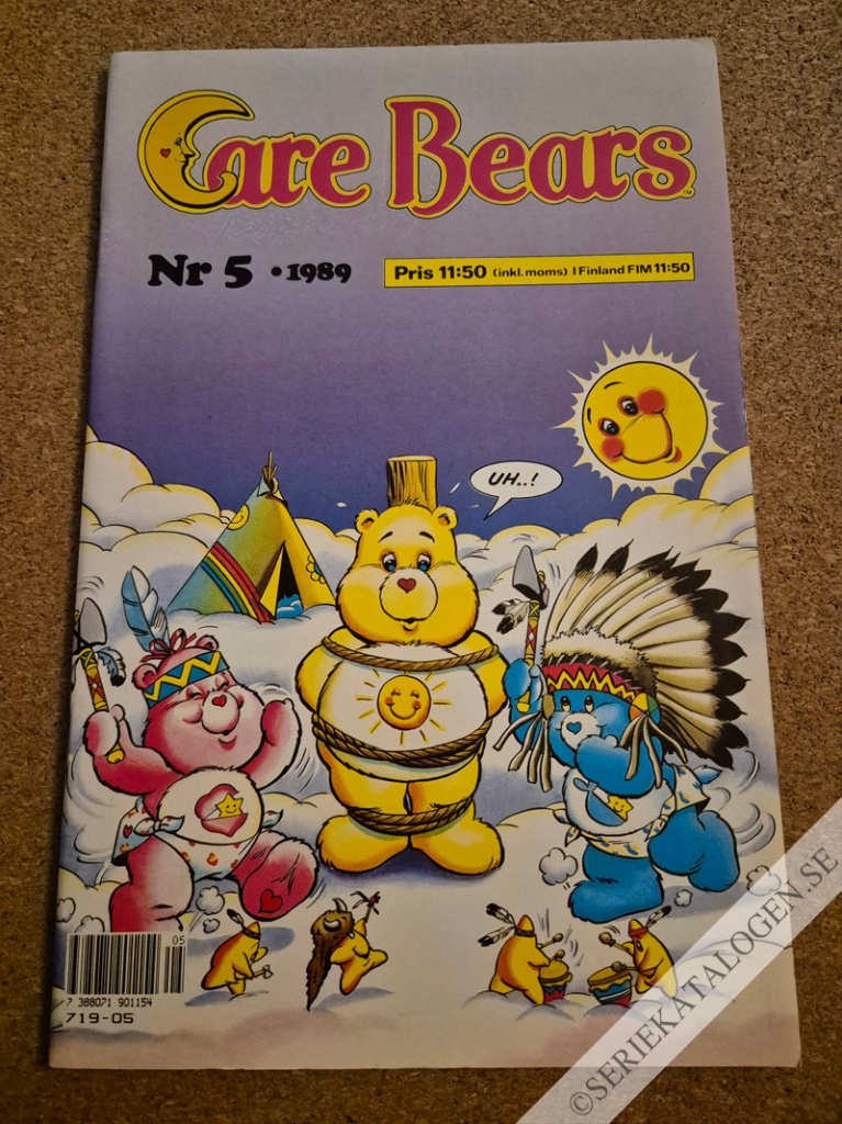 Framsida på Care Bears #5 (1989)