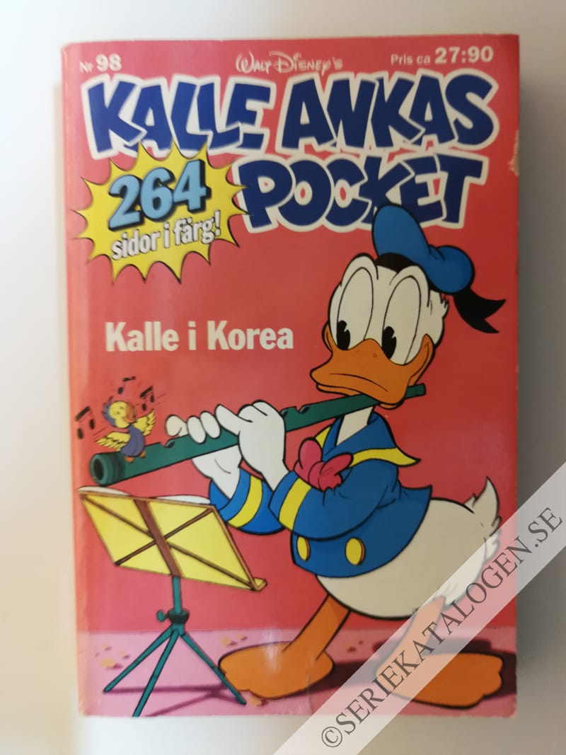 Framsida på Kalle Ankas pocket #98 - Kalle i Korea (1988)