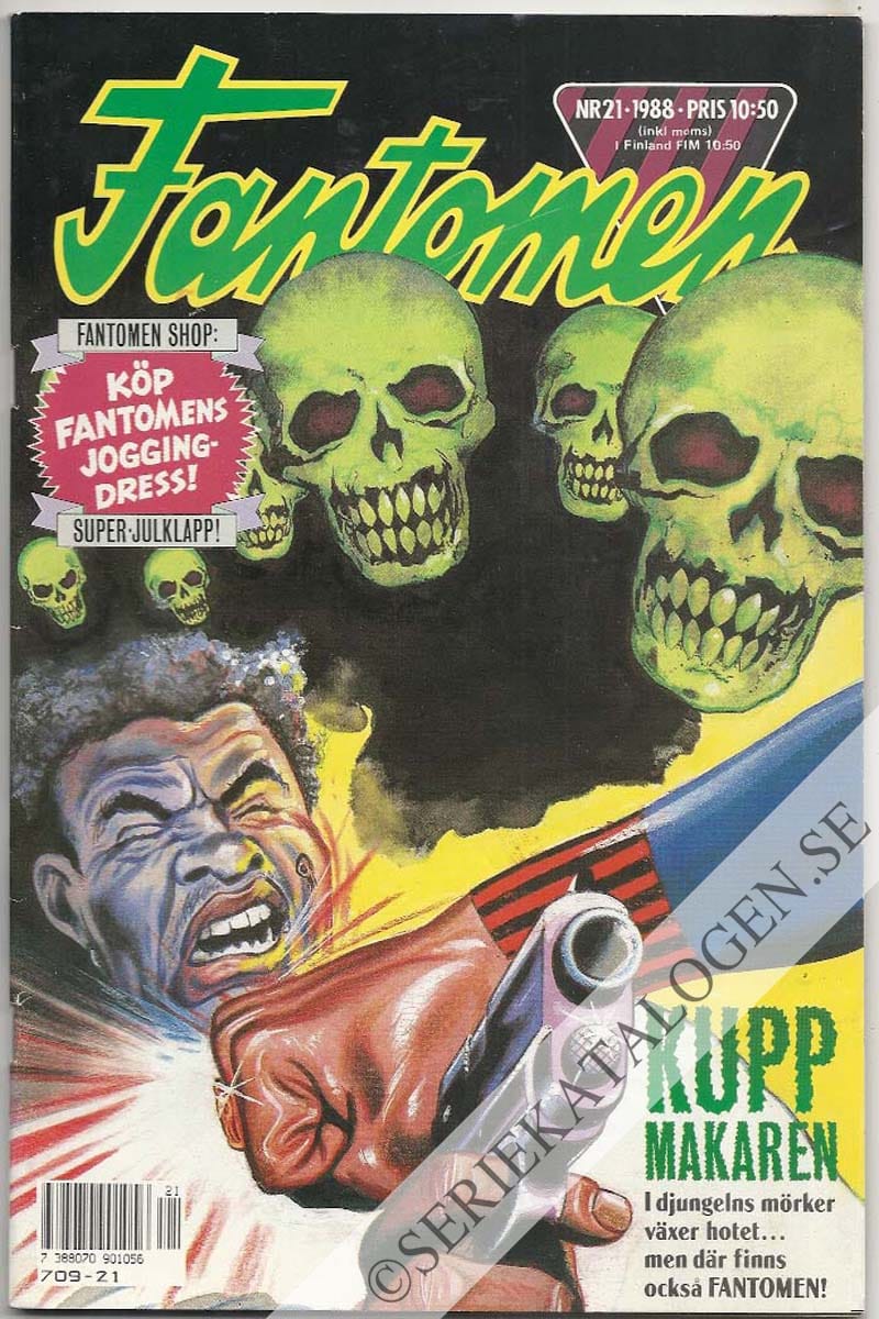 Framsida på Fantomen #21 (1988)