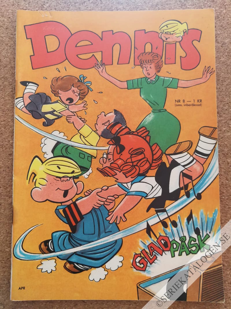 Framsida på Dennis #8 (1966)