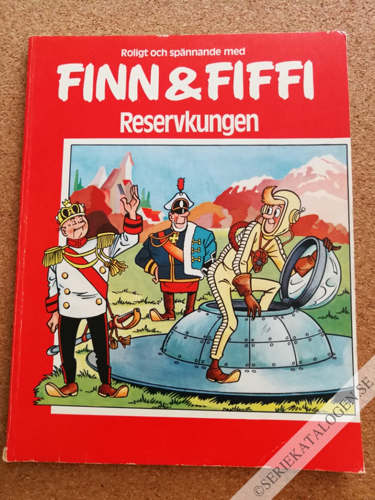 Framsida på Finn & Fiffi Reservkungen (1982)