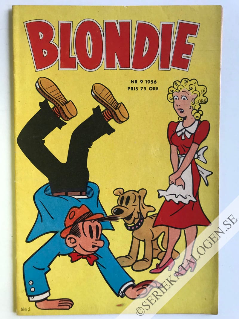 Framsida på Blondie #9 (1956)