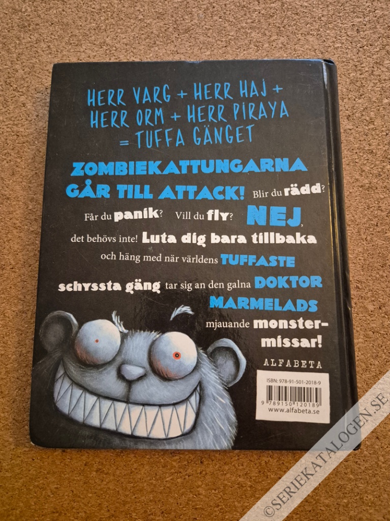 Baksida på En zombiekatt-attack (2018)