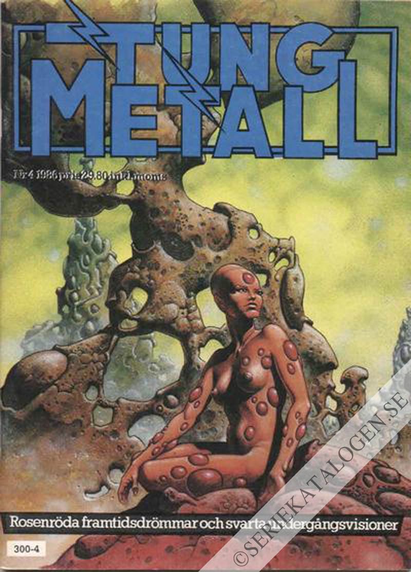 Framsida på Tung metall #4 (1986)