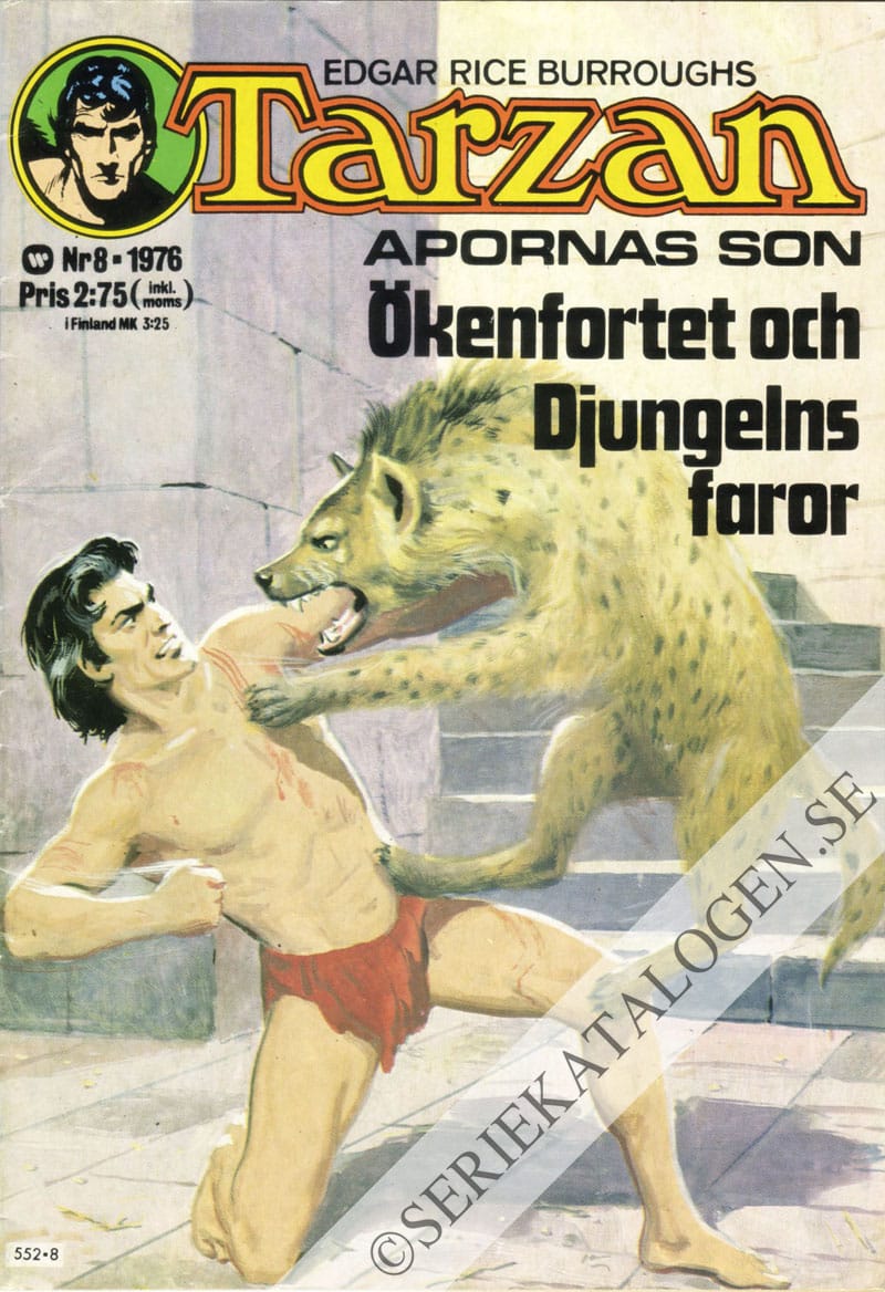 Framsida på Tarzan #8 (1976)