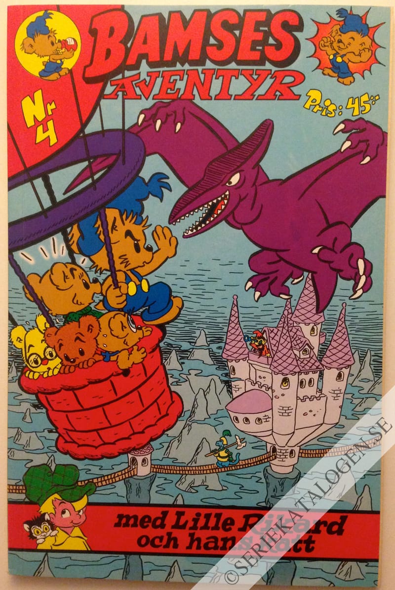 Framsida på Bamses äventyr #4 (2006)