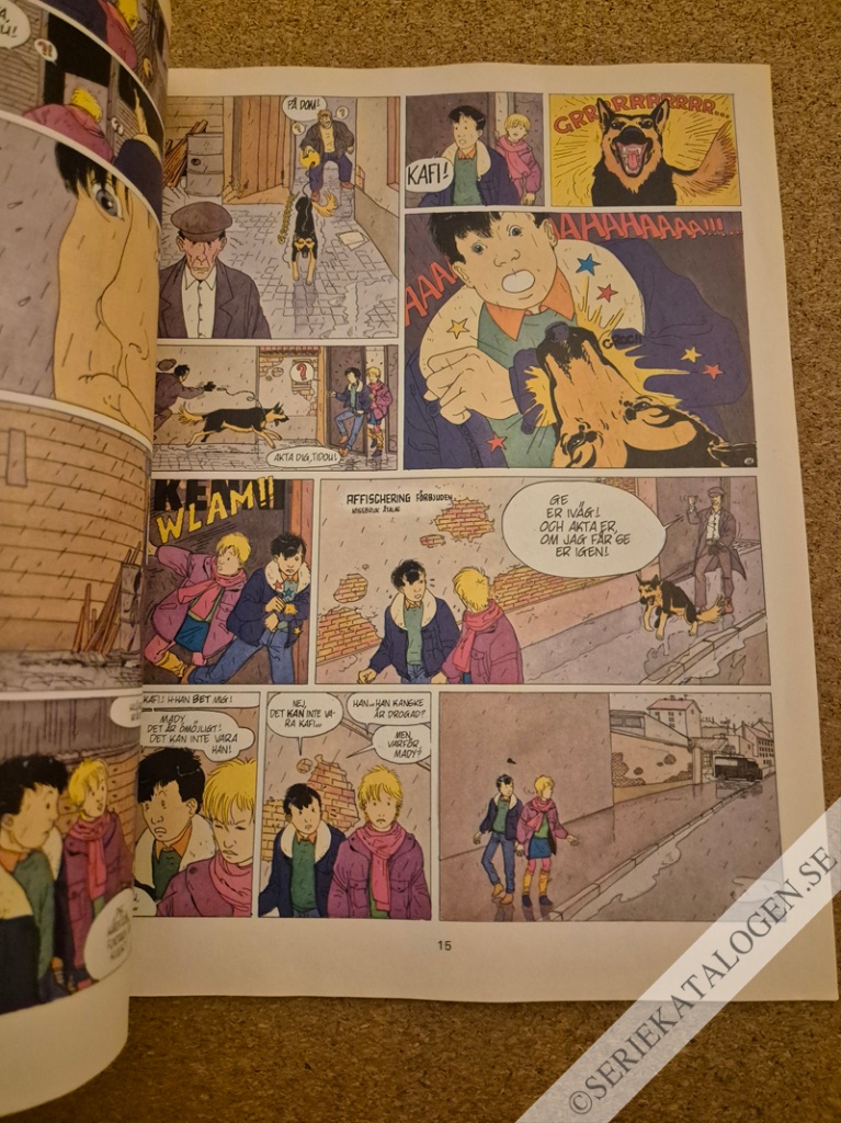 Exempel på De sex och alpmonstret (1985)