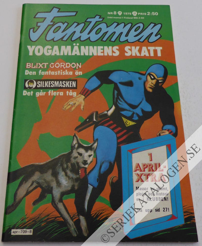 Framsida på Fantomen #8 (1975)