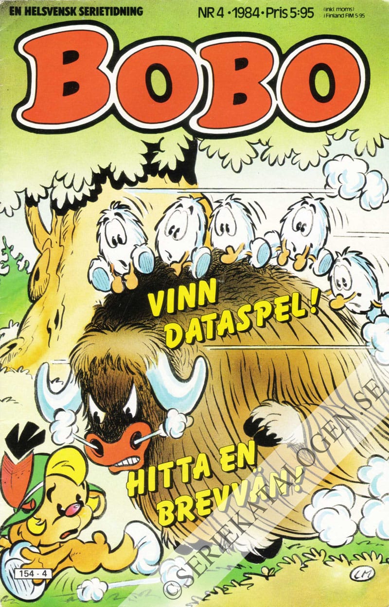 Framsida på Bobo #4 (1984)