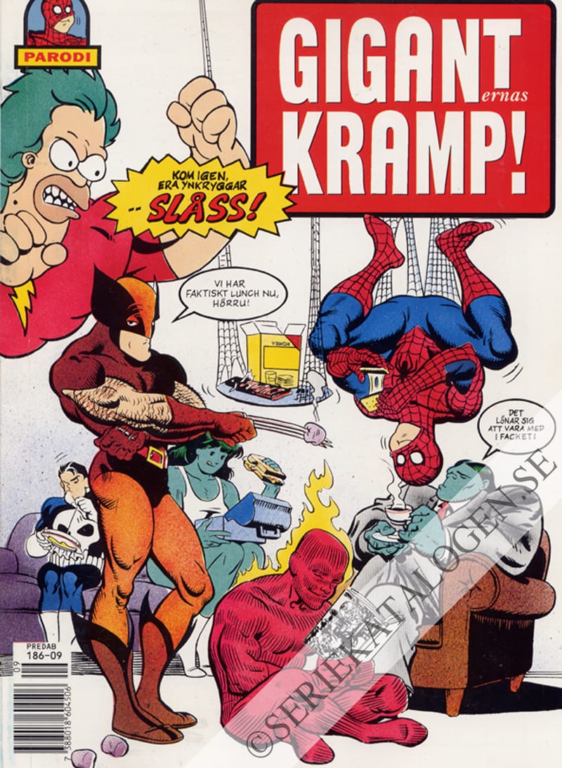 Framsida på Parodi Giganternas kramp! (1993)