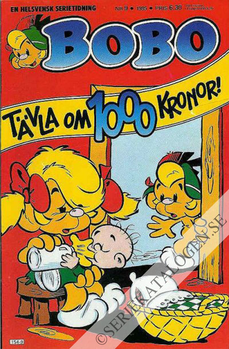 Framsida på Bobo #9 (1985)