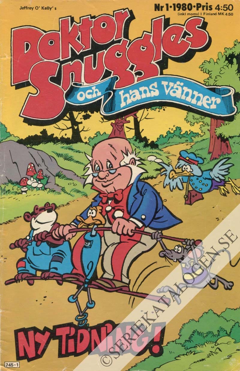 Framsida på Doktor Snuggles och hans vänner #1 (1980)