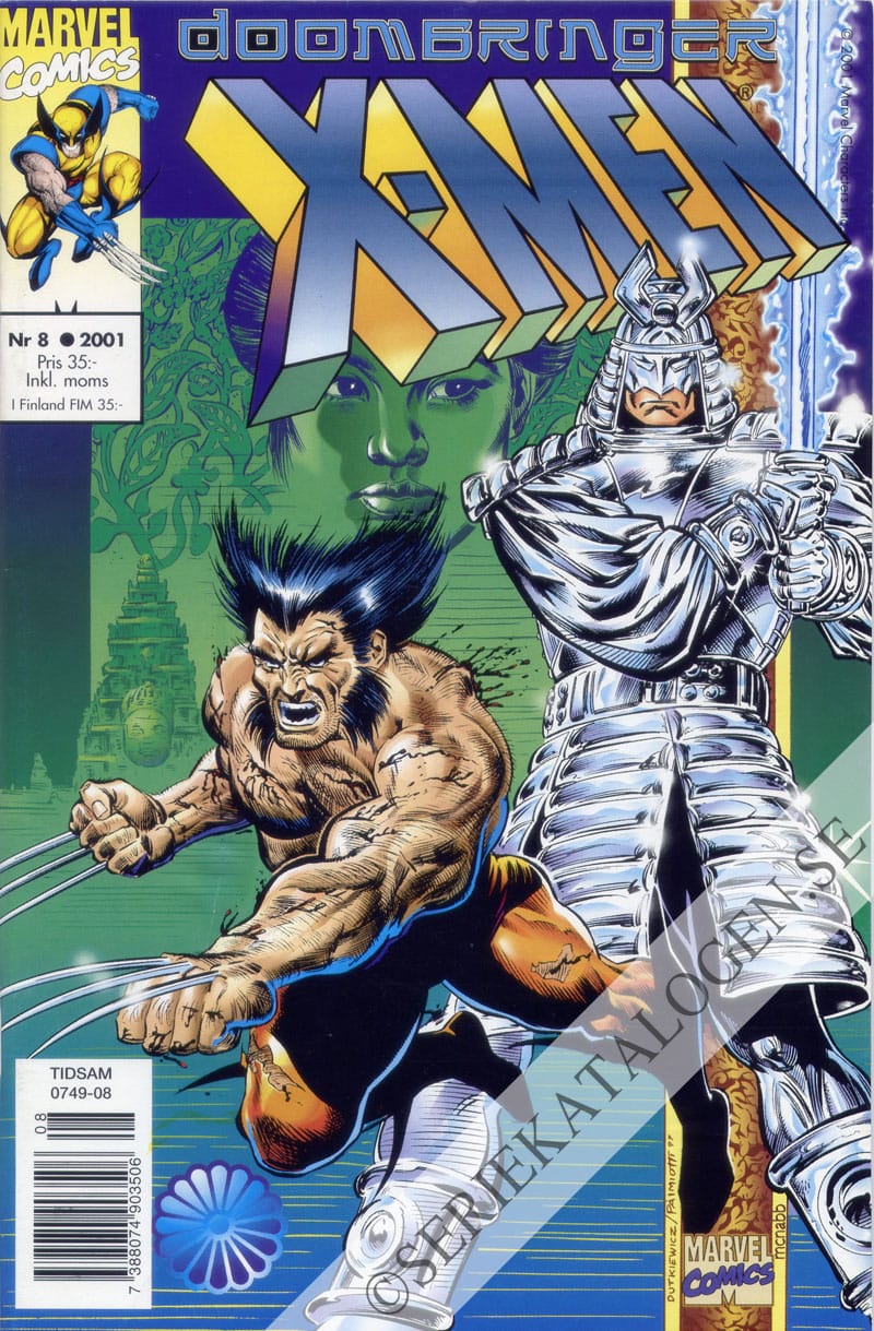Framsida på X-Men #8 (2001)