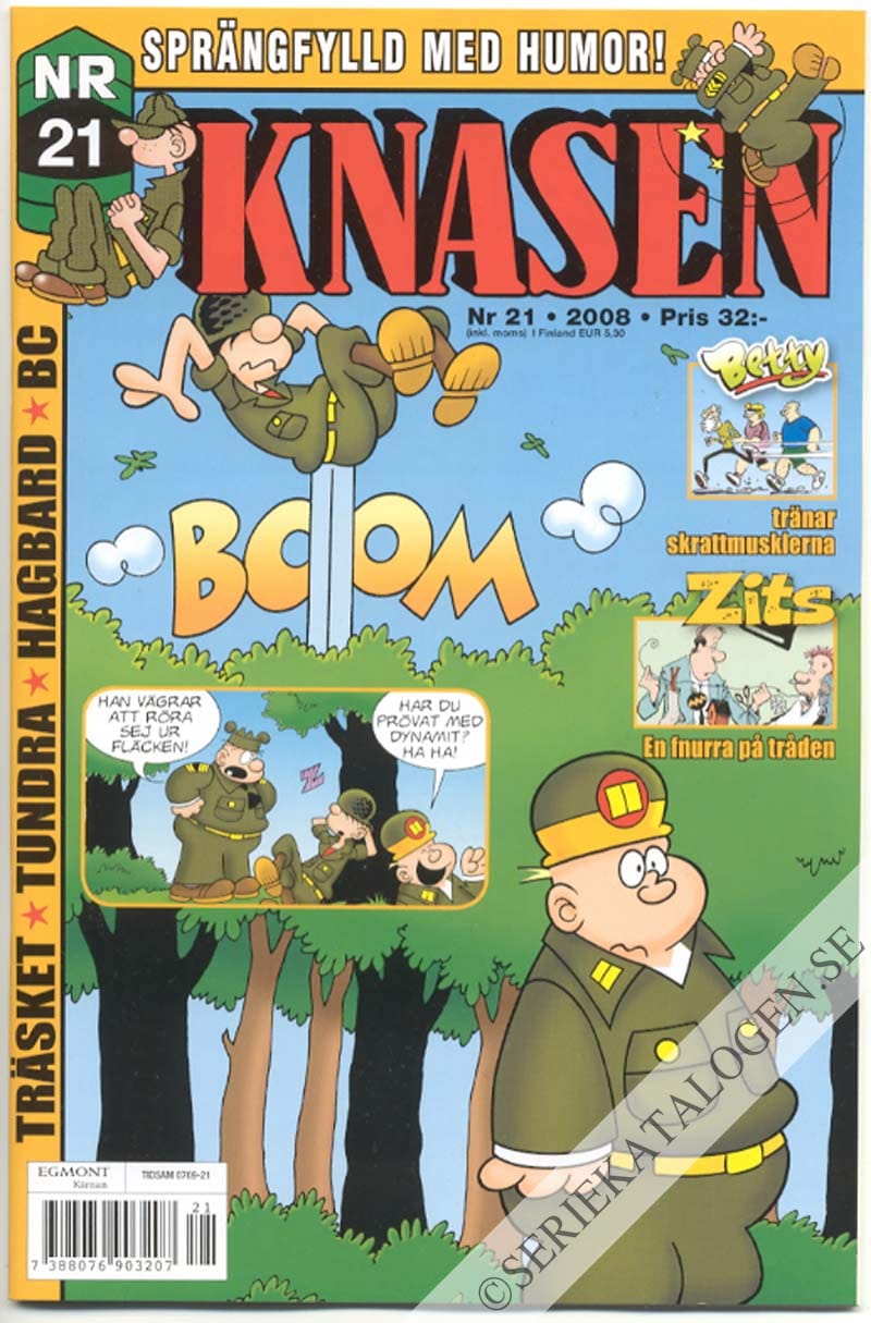 Framsida på Knasen #21 (2008)