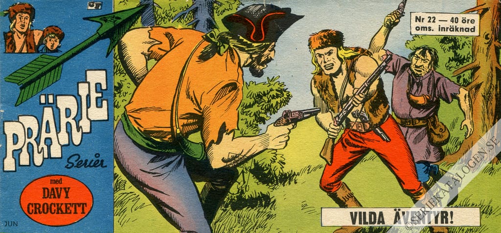 Framsida på Prärie-serier #22 (1966)