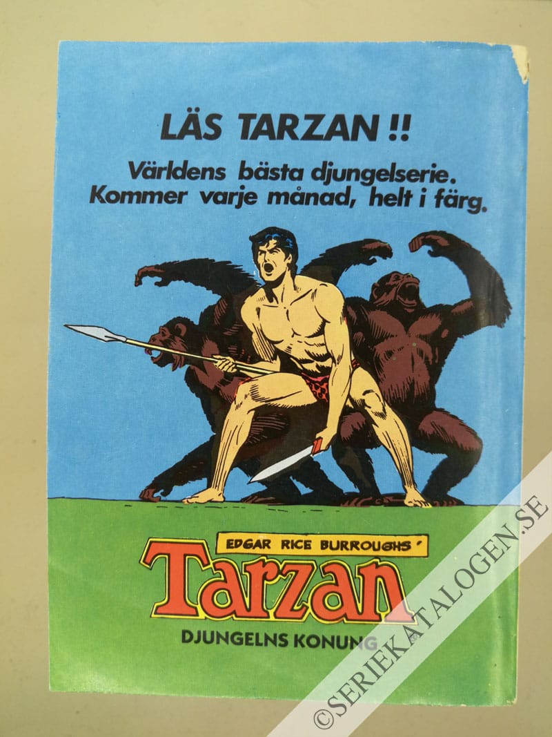 Baksida på Den sista striden (1985)